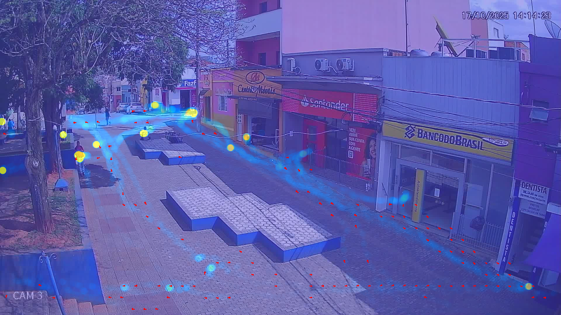 Mapa ciepła i kierunki ruchu klientów – Retail Vision AI