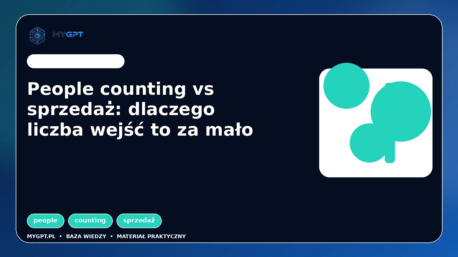 Ilustracja: People counting vs sprzedaż: dlaczego liczba wejść to za mało
