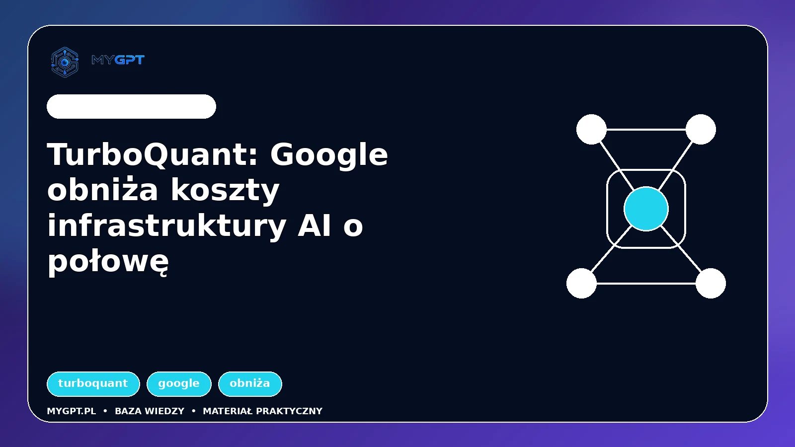 Ilustracja: TurboQuant: Google obniża koszty infrastruktury AI o połowę